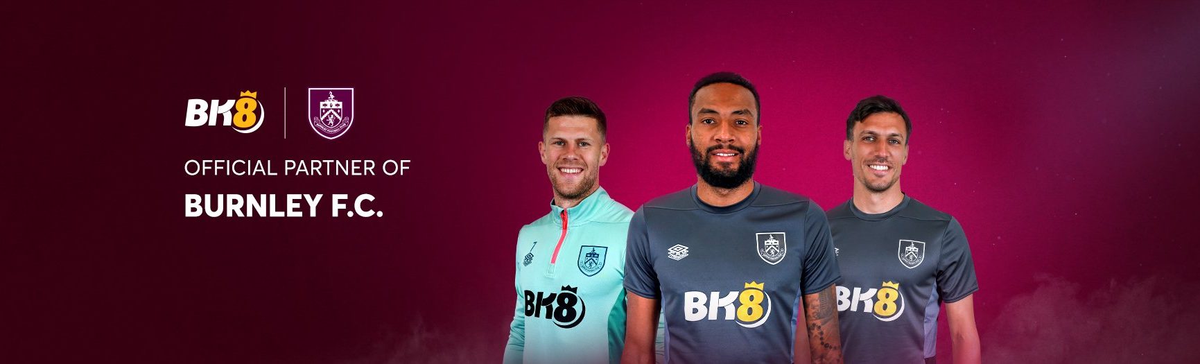 BJ888 - Đối tác chính thức của Burnley FC